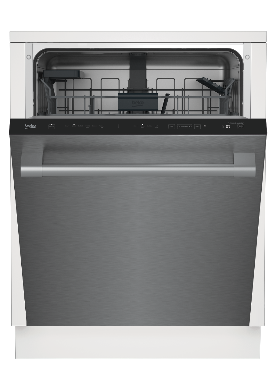 Beko 7622769580 Tall Tub - 24 Inch Top Control Dishwasher - DDT36430X