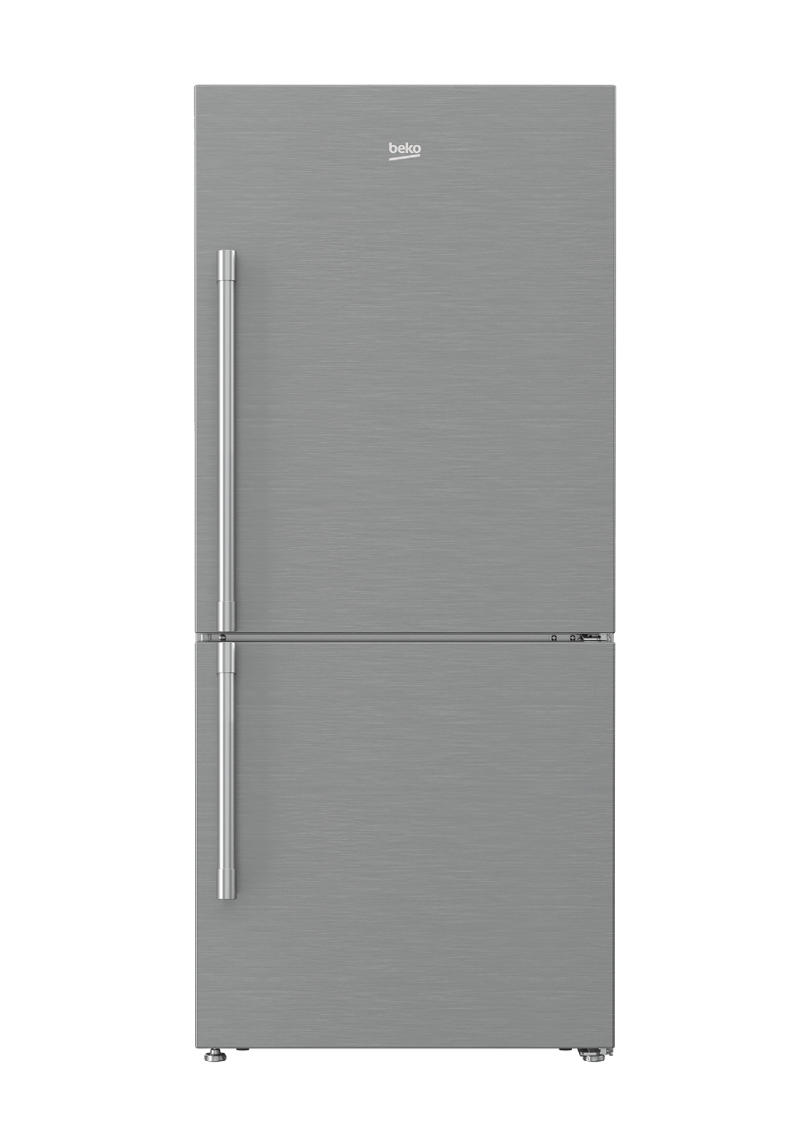 Beko 7289747582 30" Freezer Bottom Stainless Steel Refrigerator - BFBF3018SS