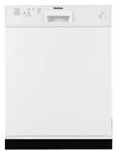 Beko 7665389542 Full Console Dishwasher with 12 Place Settings, 5 Wash Levels, 4 Programs, Sliding Split Cutlery Basket - Dw 14110 Nbl00