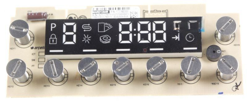 Beko Dishwasher C6 Display Card - 1730980500