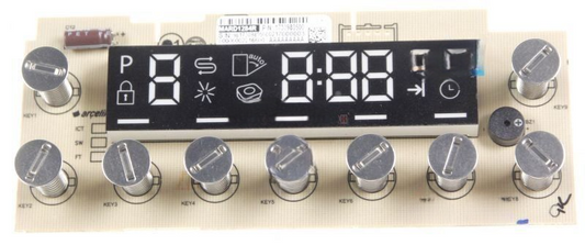 Beko Dishwasher C6 Display Card - 1730980500