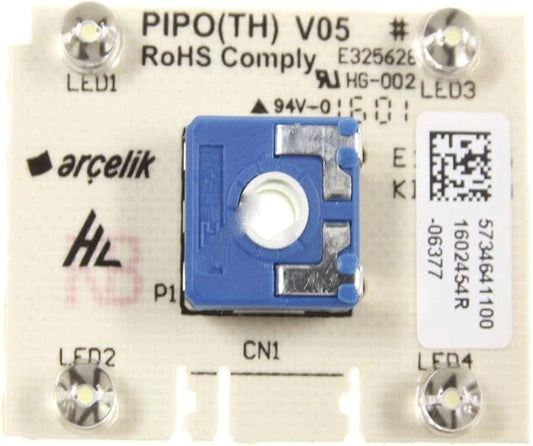 Beko Refrigerator Freezer Thermostat Control Pot4 Board - 5734641100