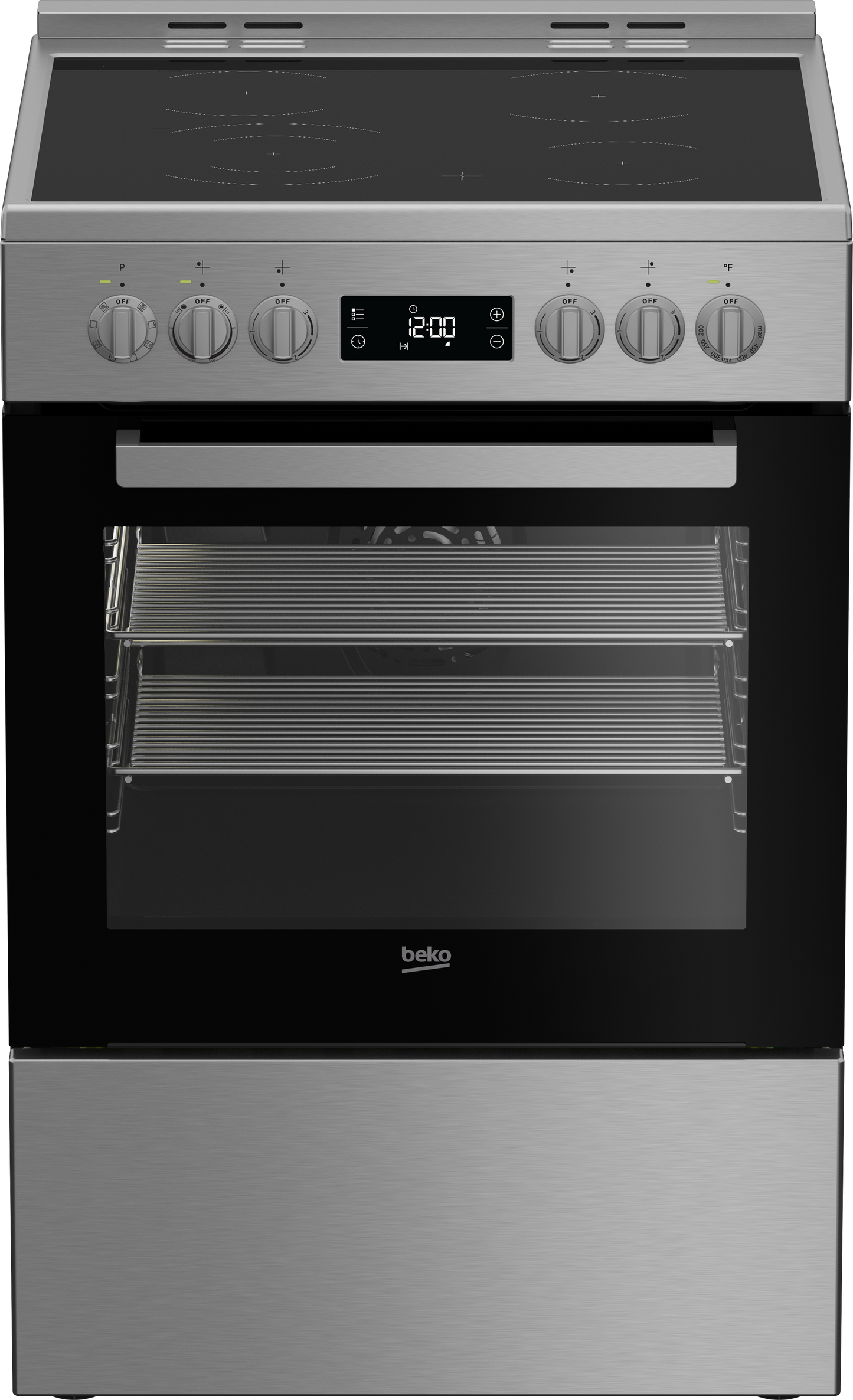 Beko 7732187922 24" Stainless Steel Slide-In Electric Range - SLER24410SS