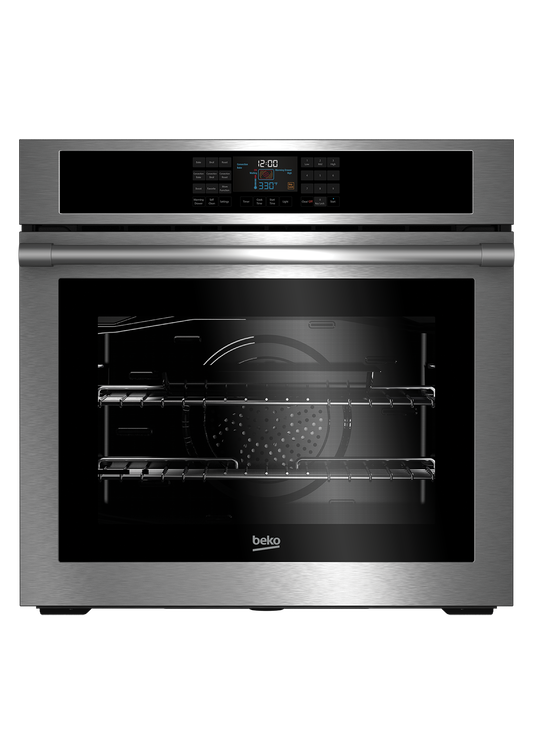Beko 7735687907 30" Stainless Steel Single Wall Oven - WOS30100SS