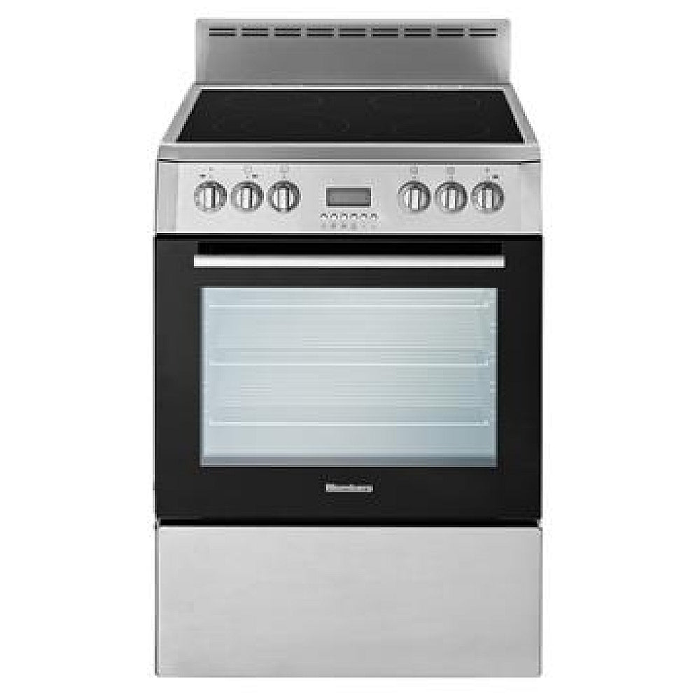 Beko 7732187930 24 inch Electric Range, Exterior Width, Convection, 4 Burners, 2.3 cu. ft. Capacity, 1 Ovens - Berc24100Ss