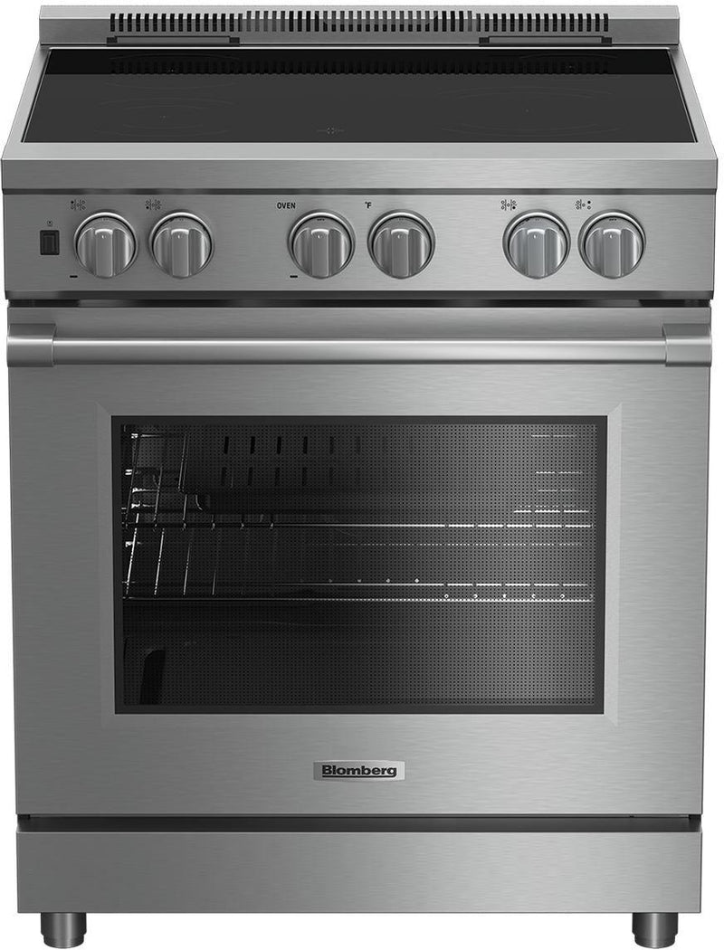 Beko 7732187923 30 inch professional induction range with industry leading 5.7 cu. Ft. oven capacity - Birp34450Css