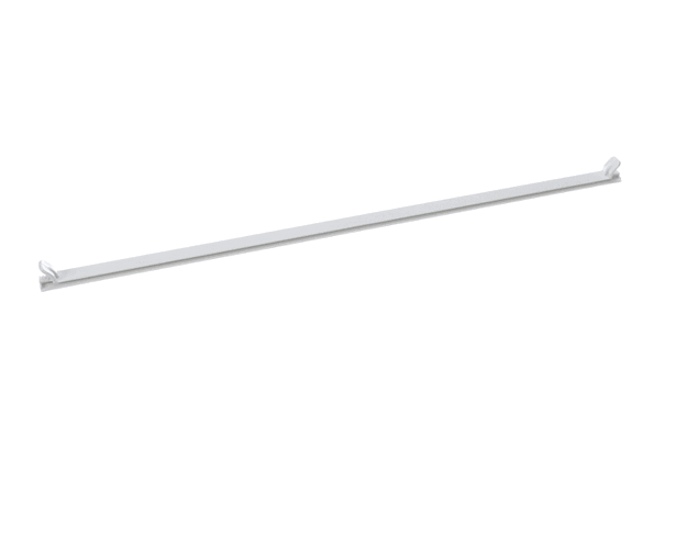 Beko 8700000742 Refrigerator Glass Shelf Back Profile