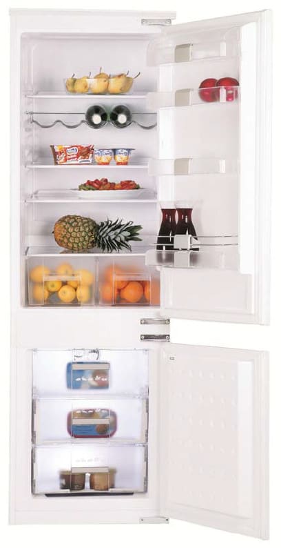 Beko 7229545514 24 Inch Built-in Bottom-Freezer Refrigerator with 9.9 cu. ft. Capacity, 3 Glass Shelves, 2 Transparent Crisper Drawers - BRFB0900