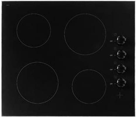 Beko 7735687901 24 Inch Smooth top Electric Cooktop with 4 Heating Zones, Residual Heat Indicator Lights - Cte24400