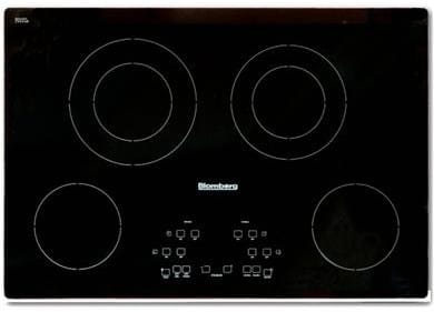 Beko 8978953800 30 Inch Electric Cooktop with 4 Radiant Elements, Glass Ceramic Surface, Dual Ribbon Elements, Automatic Fast Boil - Cte30400