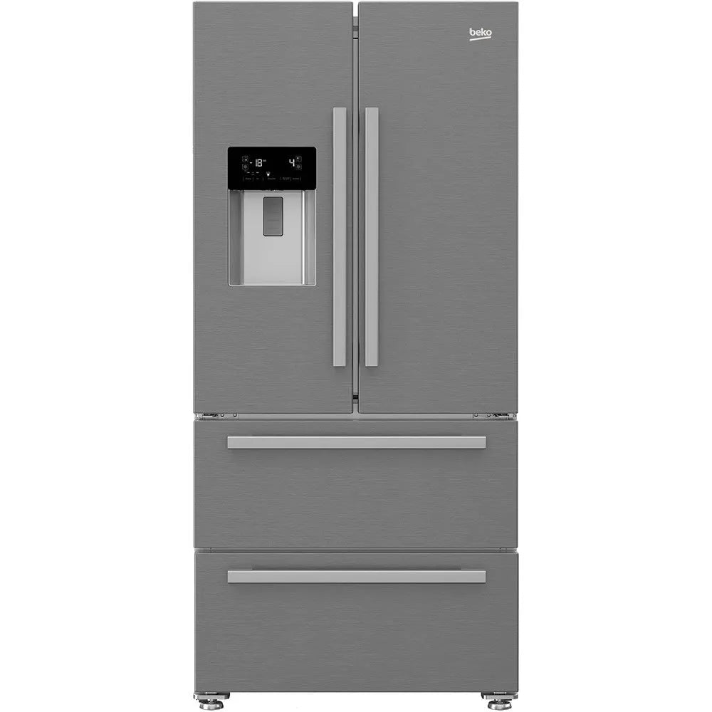 Beko 7293442782 34 Inch No-Frost Multi-Door Fridge Freezer - Gne60530Dx