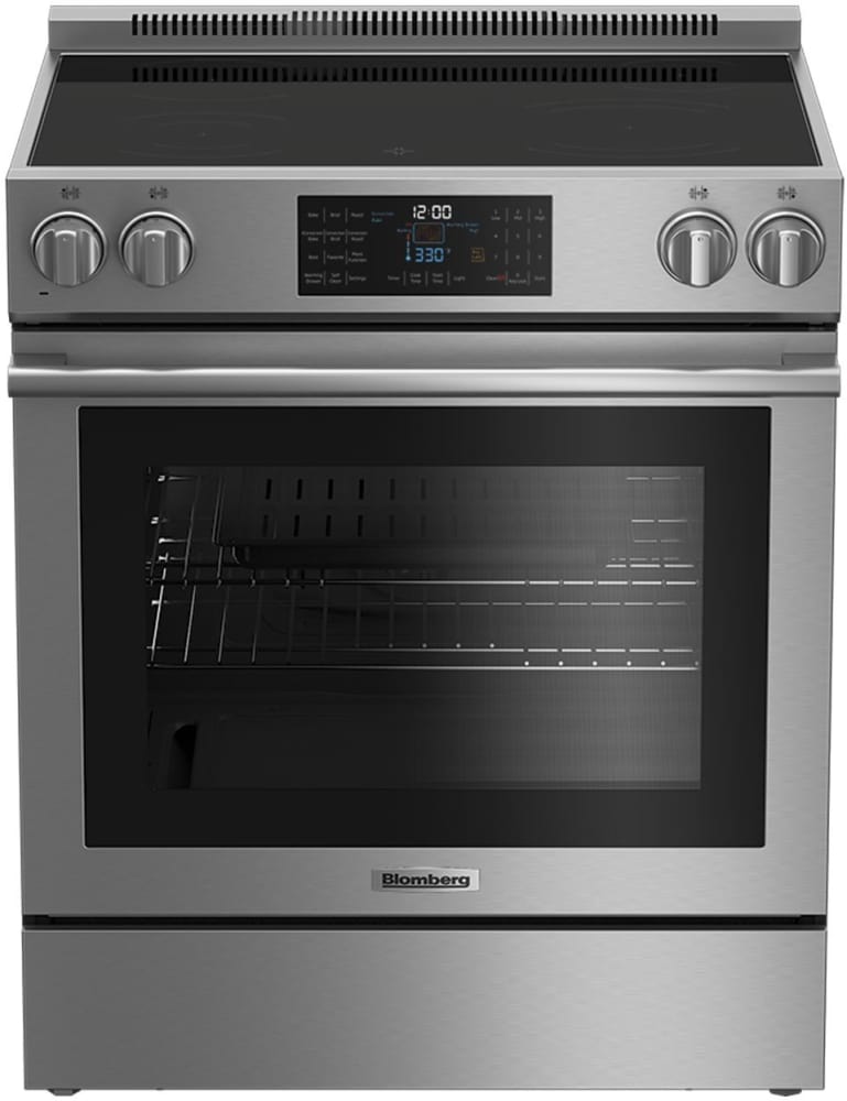 Beko 7732187917 30 Inch Freestanding Electric Range with 4 Heating Elements, 5.7 cu. ft. Convection Oven, 10 Cooking Modes - Beru30420Ss