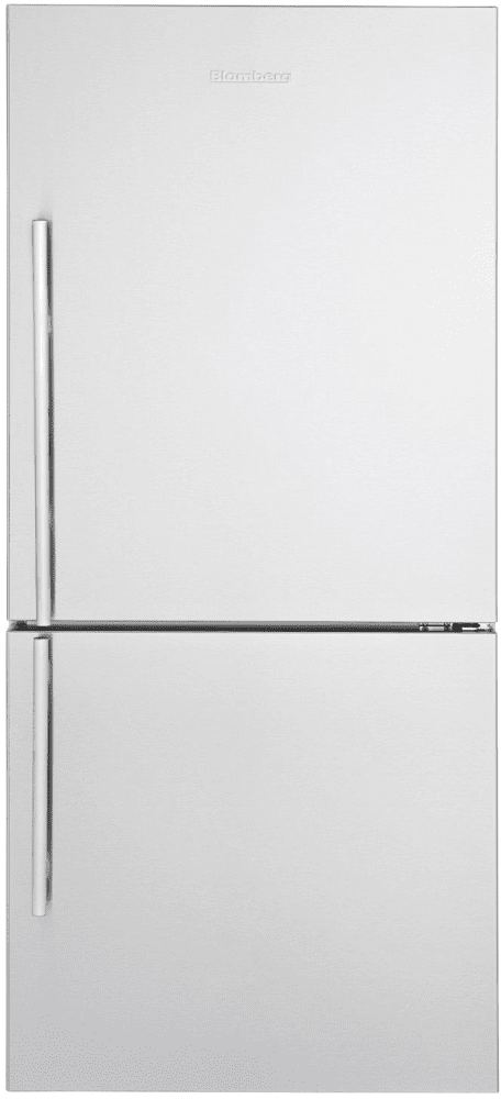 Beko 7289745592 30 Inch Bottom-Freezer Refrigerator with Dual Evaporators, Antibacterial Interior, Fast Freeze, Wine Rack, 2 Glass Shelves - BRFB1822SSN