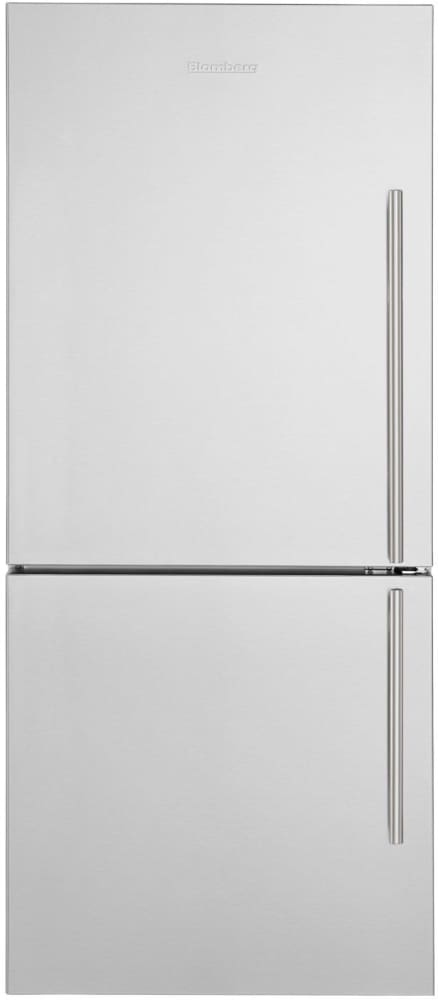 Beko 7289745584 30 Inch Bottom-Freezer Refrigerator with Dual Evaporators, Antibacterial Interior, Fast Freeze, Wine Rack, 2 Glass Shelves - BRFB1822SSLN