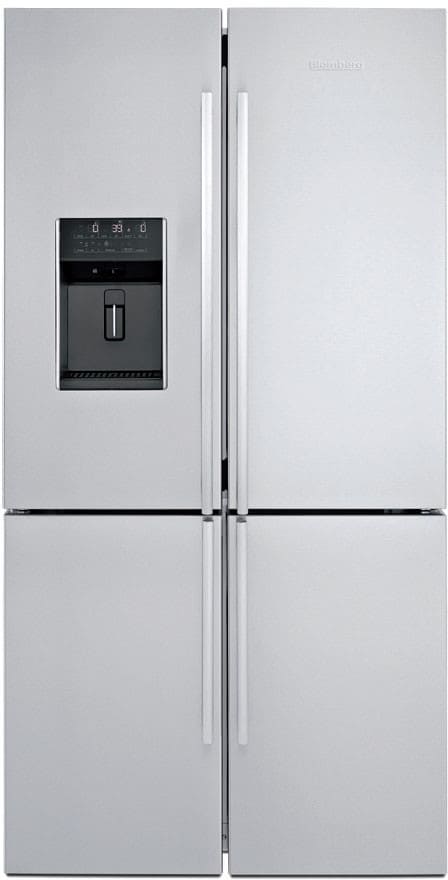 Beko 7291544582 23.3 cu. ft. French Door Refrigerator with 3 Glass Shelves, 2 Blue Light Crisper Drawers - BRFD2650SSN