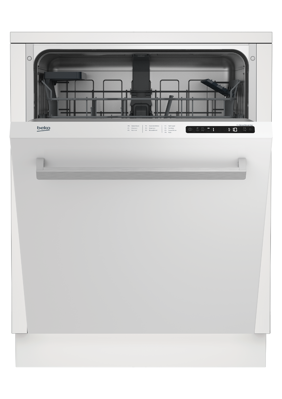 Beko 7663569580 Tall Tub - 24 Inch Top Control Dishwasher - DDT25401W