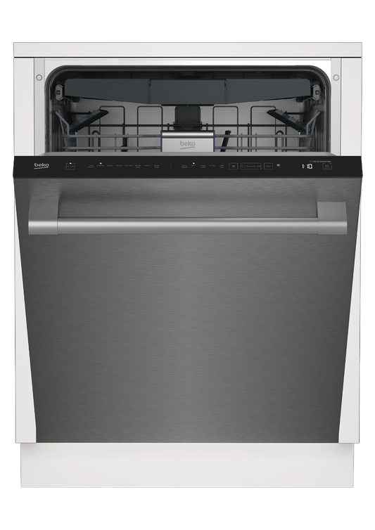Beko 7656269580 Tall Tub - 24 Inch Top Control Dishwasher - DDT38530X