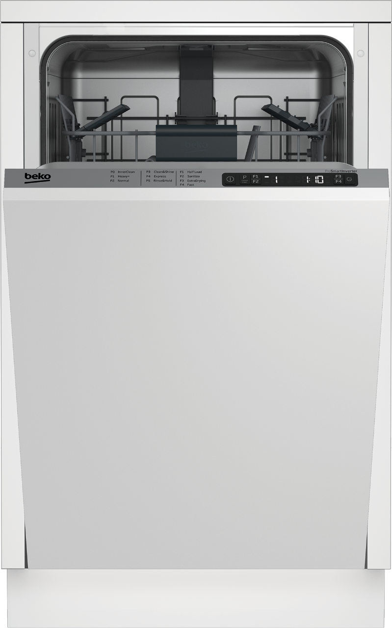 Beko 7687569535 18 Inch Fully Integrated Panel Ready Dishwasher with 8 Place Settings - DIS25842