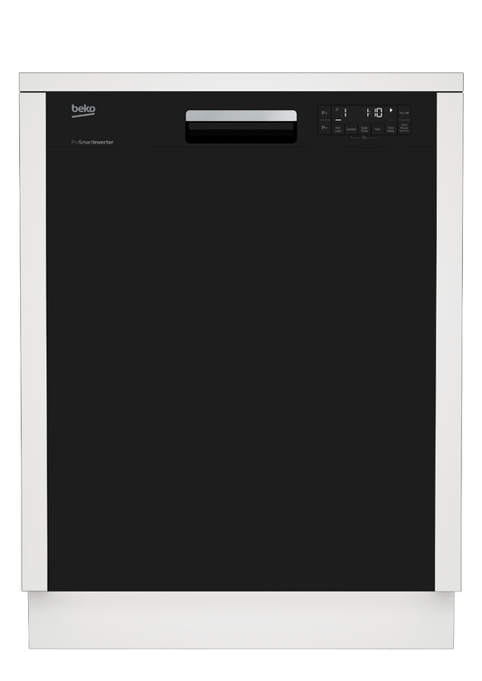 Beko 7664469580 24 Inch Front Control Dishwasher (Black) - DUT25401B