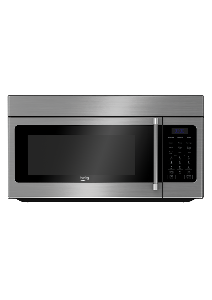 Beko 8851283200 30 Inch Over the Range Convection Microwave with 1.5 Cu. Ft. Capacity - MWOTR30200CSS