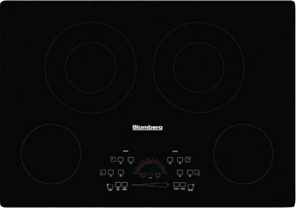 Beko 7735687906 30 Inch Electric Cooktop with 4 Element Burners, Ceramic Glass Surface, Vitroceramic Cooking Zones - Cte30410