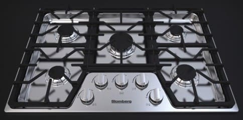 Beko 7751688351 30 Inch Gas Cooktop With 5 Sealed Burners, Cast Iron Grates, Gas Safety Device, Front Knob Control - Ctg30500Ss