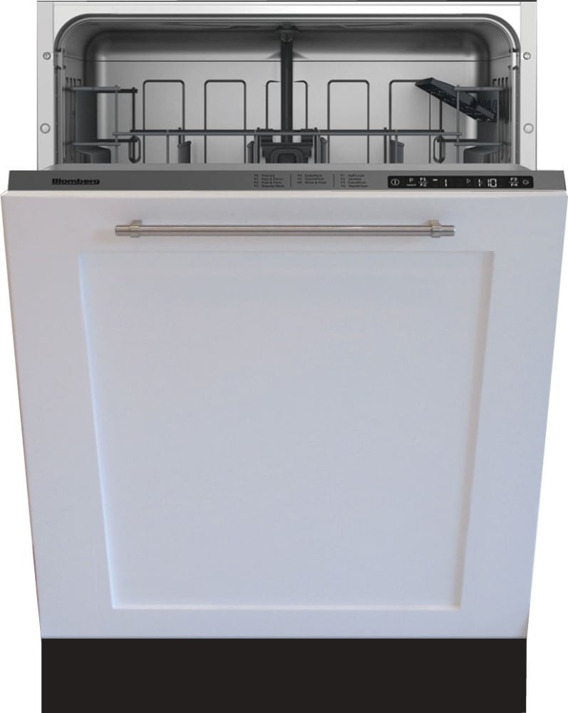 Beko 7674959571 Fully Integrated Dishwasher with Stainless Steel Interior, Adjustable Upper Rack, Folding Tines, 5 Wash Cycles - DWT56502FBI