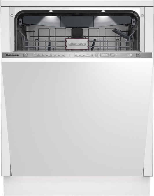 Beko 7657569580 24 Inch Fully Integrated Built-In Dishwasher with 16 Loading Capacity, 8 Cycles, Removable 3rd Rack - Dwt81800Fbi
