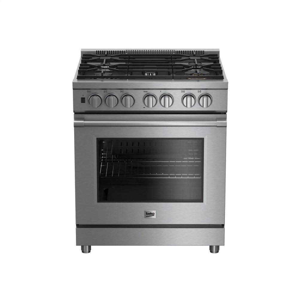 Beko 7732187921 34-Inch Stainless Steel Pro Style Gas - PRGR34520SS