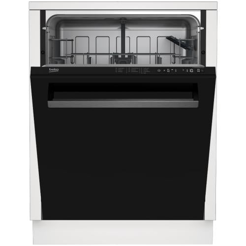 Beko 7627159571 24 Inch Black Built In Full Console Dishwasher - DUT25400B